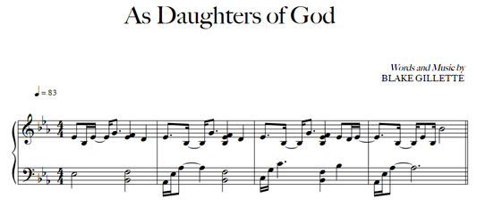 As Daughters of God