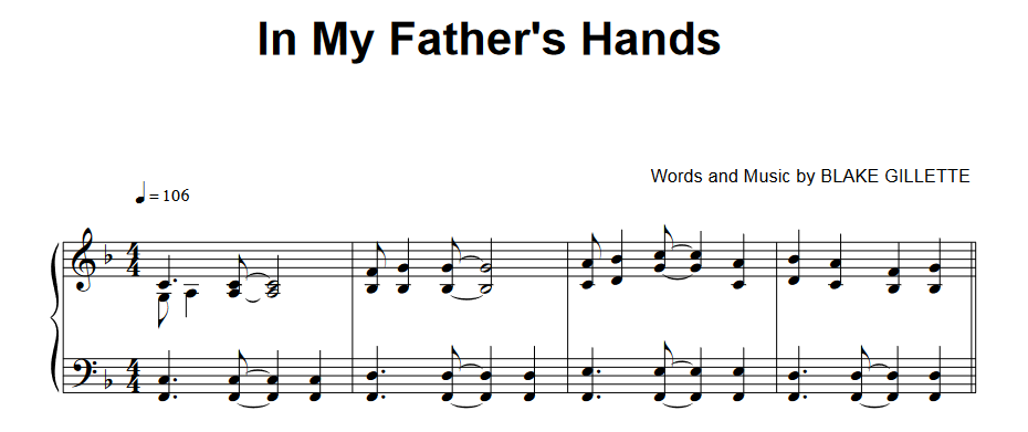 In My Father's Hands