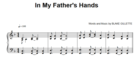 In My Father's Hands